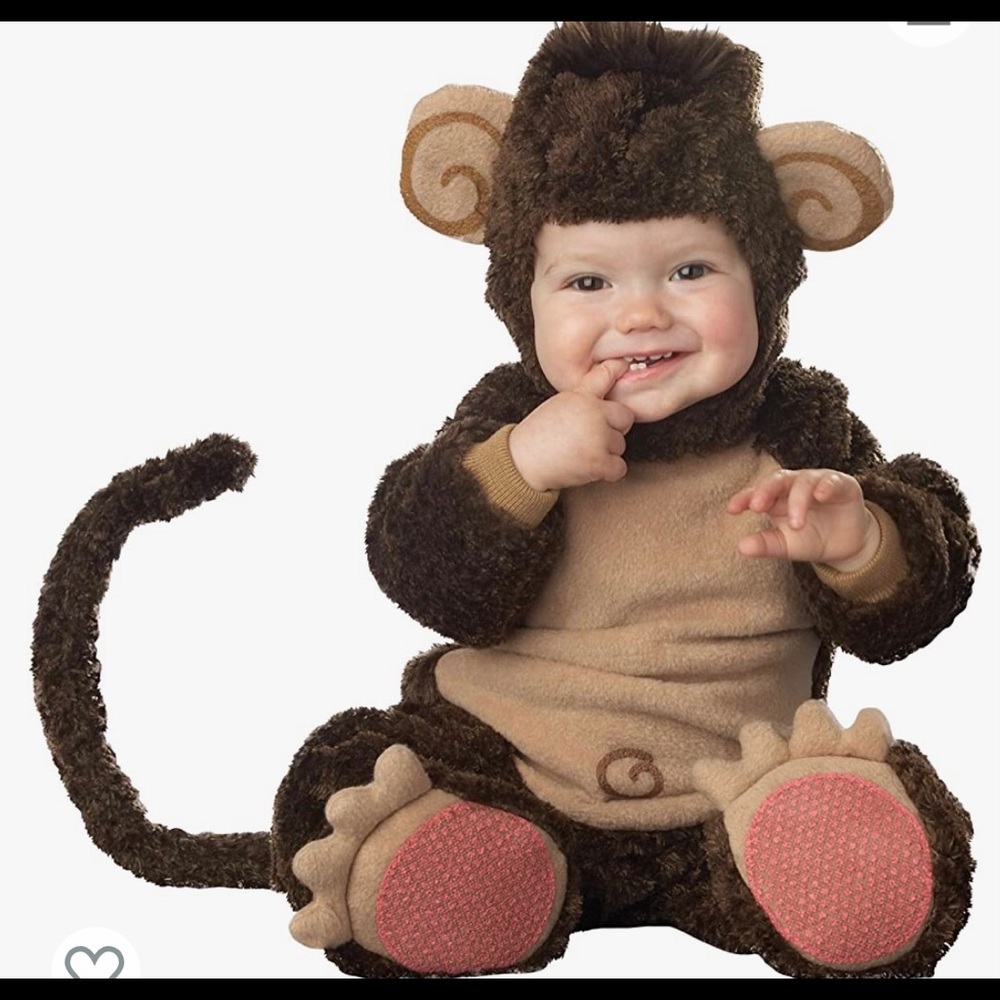 Unisex baby monkey Halloween costume
